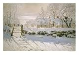 The Magpie, 1869 Art Giclee Poster Print by Claude Monet, 24x18