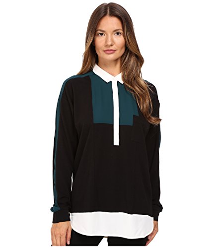 [ザ クープルス] The Kooples レディース Mix Pique Woven トップス [並行輸入品]