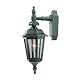 Konstsmide Pallas 519-600 Wandleuchte (B: 18cm T: 23cm H: 42cm, 1x60W, IP23) lackiertes Aluminium, gr�n