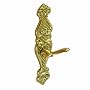 Gatco 2799 Antique Twin Robe Hook, Brass