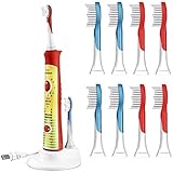 Genkent Set of 8 Replacement Toothbrush Heads for Philips Sonicare Kid's Toothbrush