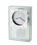 Bulova Insight Silver Tone Table Clock - B2840