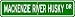 Mackenzie River Husky STREET SIGN ~ High Quality Aluminum ~ Dog Lover