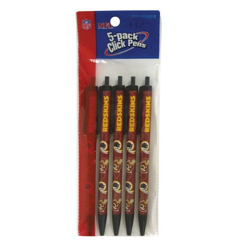 NFL Washington Redskins Disposable Click Pens
