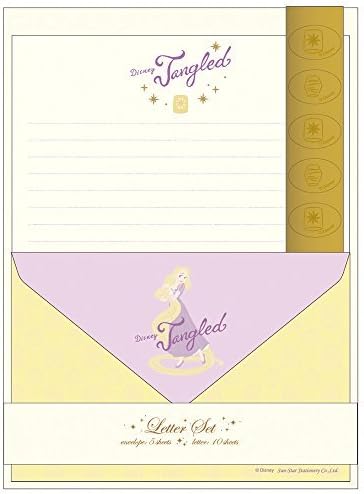 Sunstar Disney Stationary letter Set DC Princess Sweet Colors Rapunzel S2036762