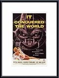 It Conquered the World, Art Poster with Metal Frame, poster size: 11