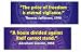 Famous Presidential Quotes Shape Stickers
