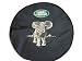 Spare Tire Cover Heavy Black Denim Vinyl