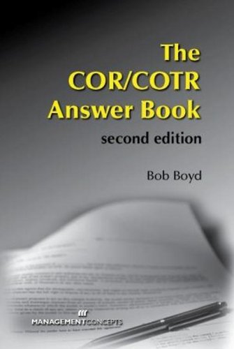 The COR/COTR Answer Book, Second Edition