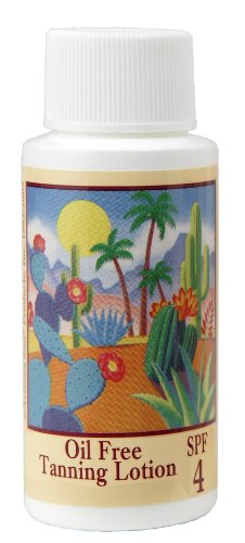 Arizona Sun Tanning Lotion SPF 4 - 1 oz - Tan With Natural Aloe Vera and Plants and Cacti from the Desert - Long Lasting Deep Dark Tan