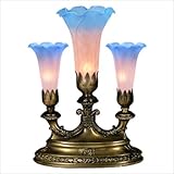 IMAGE OF Meyda Tiffany 11825 3-Light Mantelabra, Pink/Blue