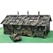 Model Power - HO B/U Army Munition Depot w/Tank, Lighted w/Fig