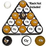 NCAA Georgia Tech Yellow Jackets Billiard Balls - B000AQK4NM