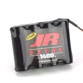 Extra Receiver Pack 1400mAh 4.8V NiCD Flat by JR