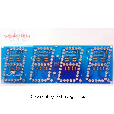 3 Inces Tall 4 Digits Ultra Bright LEDs Seven Segment Display Electronic Module