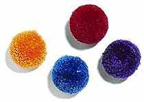 Ethical Wool Pom Poms with Catnip Cat Toy, 4-Pack
