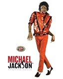 Adult Michael Jackson Thriller Jacket Costume 80s-Style Retro 80s Pop Star Outfit