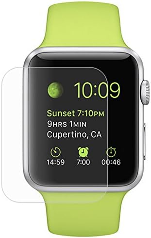 Apple Watch Screen Protector, Molop [Ultra Clear] iwatch High Definition Screen Protector film, Protect from Scratches and Drops, 42mm or 38mm (38mm)