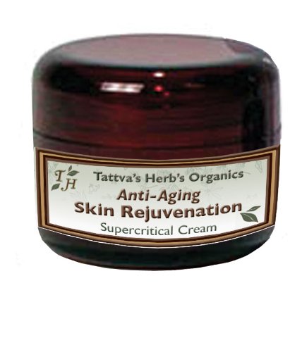 Anti-aging (Skin Rejuvenation) Facial Cream - Made From Organic, Supercritical Extracts, 2 Oz.