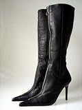 Produkt-Bild: Couture Discount Damenstiefel Fashion High Heel Boots, Leder (ST3), schwarz