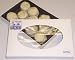 Scott's Cakes 1 lb. White Chocolate Cashew Pattie in a White Gourmet Box
