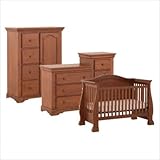 Bundle-87 500 Series Crib Set in Walnut