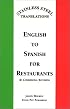 Stainless Steel Translations...English to Spanish for Restaurants and Commercial Kitchens