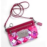 Coach Poppy Kaleidoscope Swingpack Crossbody Messenger Bag Purse Pink Multi