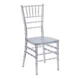 Flash Elegance Resin Stacking Chiavari Chair Crystal Clear
