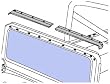 Bestop 51209-01 Black Windshield Channel