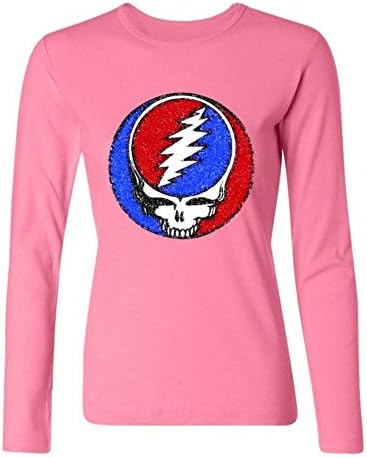 Liuliu Women's Grateful Dead Bertha 1977 Logo Long Sleeve T-Shirt