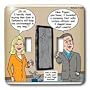 Rich Diesslins Funny General - Editorial Cartoons - Al Gore Carbon Offsets for Han Solo in Carbonite - Light Switch Covers - double toggle switch