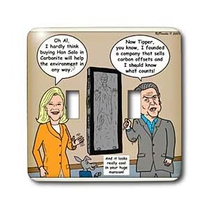 Rich Diesslins Funny General - Editorial Cartoons - Al Gore Carbon Offsets for Han Solo in... by 3D Rose