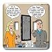 Rich Diesslins Funny General - Editorial Cartoons - Al Gore Carbon Offsets for Han Solo in Carbonite - Light Switch Covers - double toggle switch