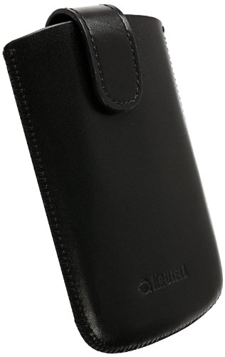 Krusell Asper&ouml; Leder Etui mit R&uuml;ckzugfunktion f&uuml;r Huawei Ideos X5 schwarz Preisvergleich