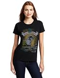 Swamp People Womens Gator Queen Short Sleeve Tee (Black, Large)