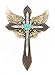 LL Home 12498 Blue Heart Layered Cross Wings