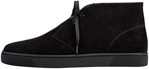 FootGift Mens Fashion Sneakers Lace Up Shoes Handcrafted Flat Real Leather Shoes Wine US 10