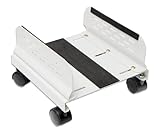 IO Crest White Computer Stand with Caster Wheel (SY-ACC65056)