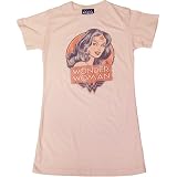  : Wonder Woman Face Pink Juniors T-Shirt by Junk Food