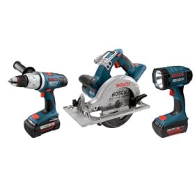 Bosch CPK31-36 36-Volt Circular Saw Hammer Drill Driver Flashlight Combo Kit by Bosch