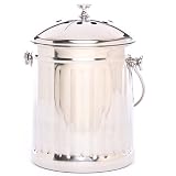 Buy Clean Air Distributing 2552 1-Gallon Stainless Steel Counter Top Compost Pail by Clean Air Distributing