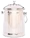 Clean Air Distributing 2552 1-Gallon Stainless Steel Counter Top Compost Pail
