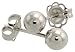 10k White Gold 4mm Ball Stud Earrings