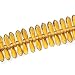 Czech Glass Dagger Spear 3mm X 10mm Topaz (50 Beads)