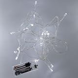 Battery LED Fairy Lights WHITE 20 Bulbs - Static