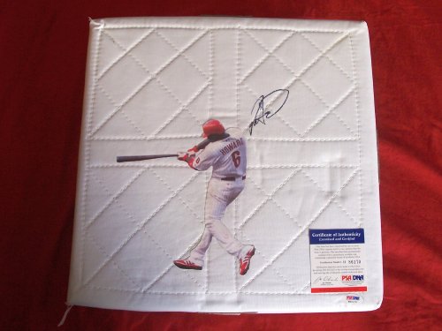 Ryan Howard Autographed Philadelphia Phillies Photo Full Size Base, PSA/DNA Certified Authentic #H86170, Proof Photo of Ryan Signing for Us.
