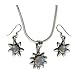 Pendant and Earrings Sterling Silver Rainbow Jewelry (gpers028)
