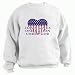 JESUS SAVES ONE NATION UNDER GOD - HEART Adult Sweatshirt (Crewneck) Various Colors