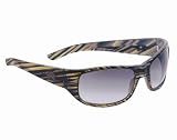 Anarchy Brown Stripe Cover Up Sunglasses w Smoke Lens by